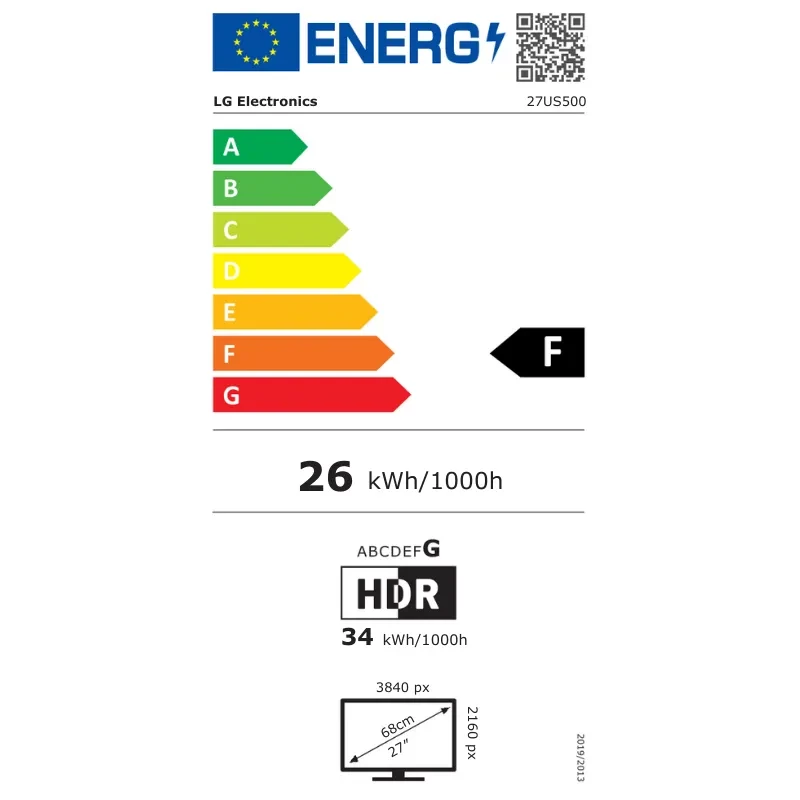 Pantalla LG 27US500-W 27 pulgadas 4K UHD IPS en color blanco, biseles delgados, soporte estable en V, interfaz clara con multitarea y ajustes rápidos