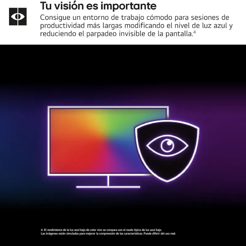 Monitor LG 27US500-W blanco de 27 pulgadas 4K UHD IPS, bisel delgado, ajuste de inclinación, puertos traseros accesibles y base estable