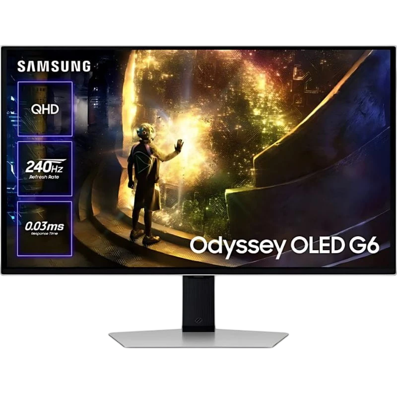 Samsung S27DG610SU 27 Quad HD OLED 240 Hz 0,03 ms G-SYNC FreeSync Argent