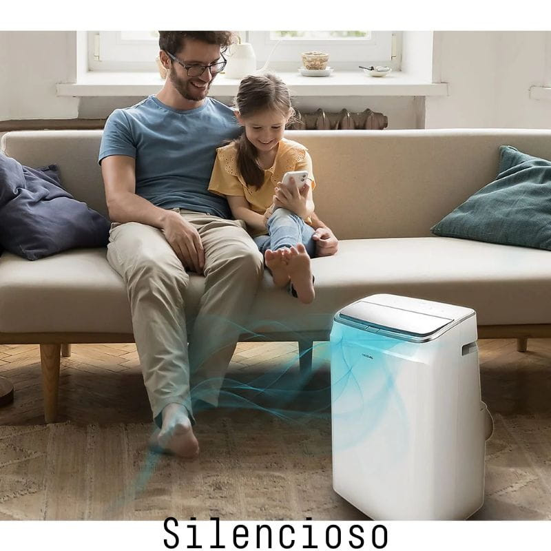 Cecotec ForceClima 12800 Soundless Heating - Ar condicionado portátil silencioso
