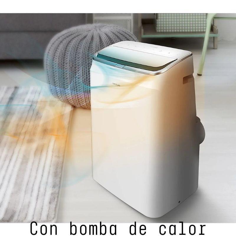 Cecotec ForceClima 12800 Soundless Heating - Ar condicionado portátil com bomba de calor