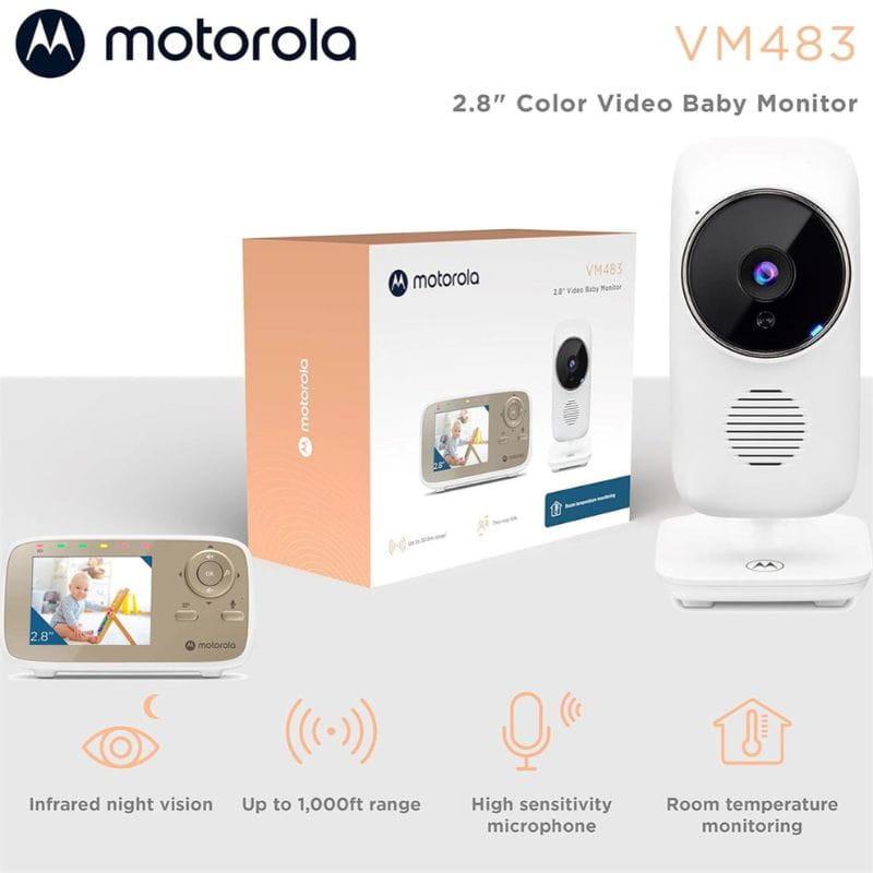 Motorola VM483 Babyphone, image avec la boîte