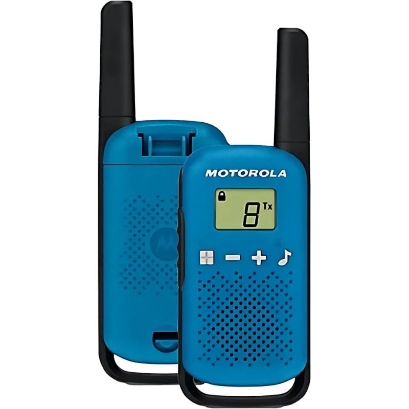 Motorola TALKABOUT T42 Pack 2 Walkie-Talkie Azul, imagen frontal