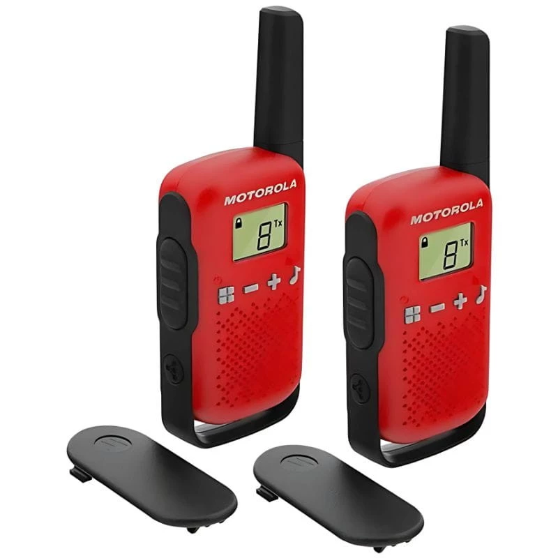 Motorola TALKABOUT T42 two-way radios 16 canales Rojo
