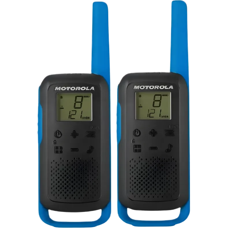 Motorola TALKABOUT T62 two-way radios 16 canales 12500 MHz Negro, Azul