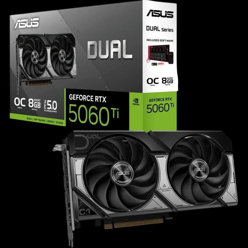 ASUS Dual -RTX5060TI-O8G NVIDIA GeForce RTX 5060 Ti 8 Go GDDR7