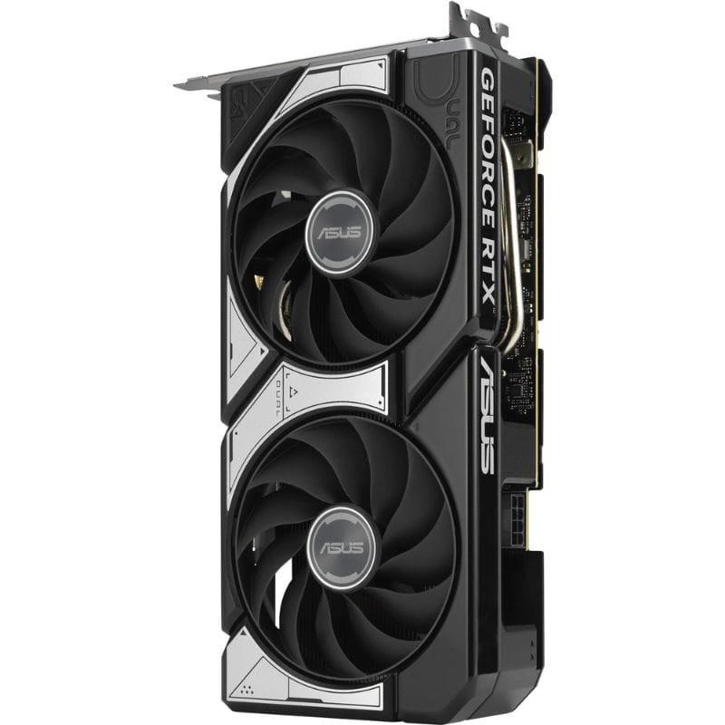 ASUS Dual -RTX5060TI-O8G NVIDIA GeForce RTX 5060 Ti 8 Go GDDR7, vue latérale de la carte