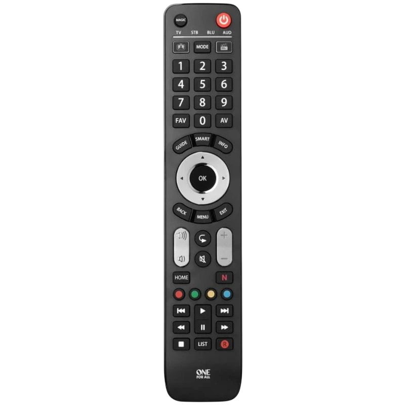 One For All Evolve 4 mando a distancia IR inalámbrico Audio