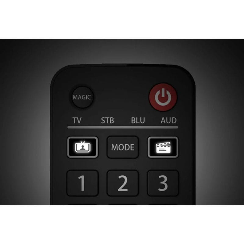 One For All Evolve 4 mando a distancia IR inalámbrico Audio, detalle de los botones