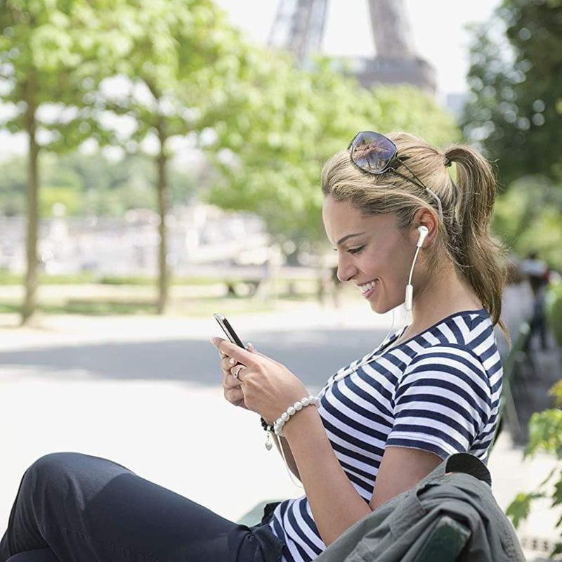 Philips TAE1105WT/00 blanco - Auriculares con cable, imagen real