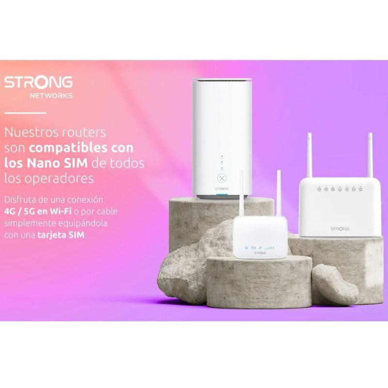 Strong 5G Router AX3000 Router de red móvil, compatible con nano SIM