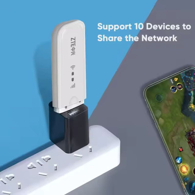 ZTE MF79U - Módem USB de red móvil, soporta hasta 10 dispositivos