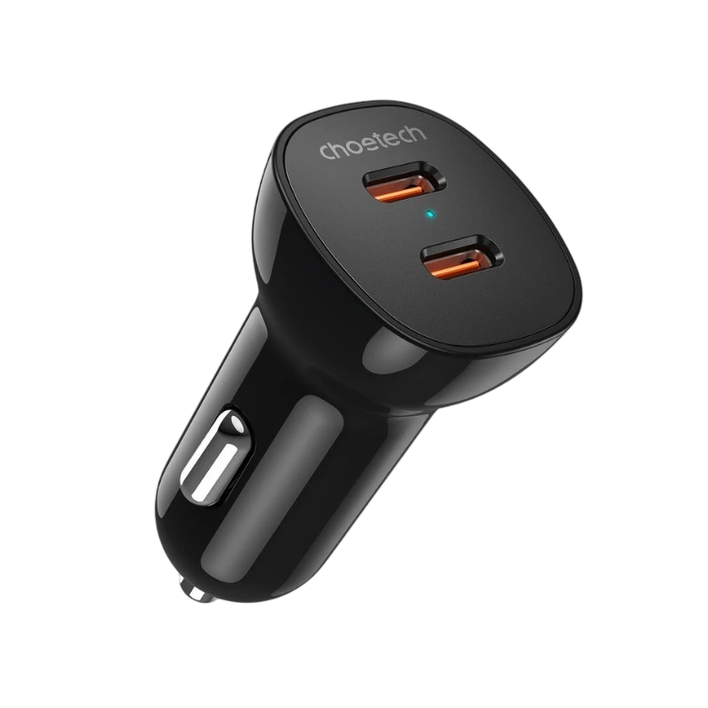 Choetech Cargador de Coche 40W 2xUSB-C