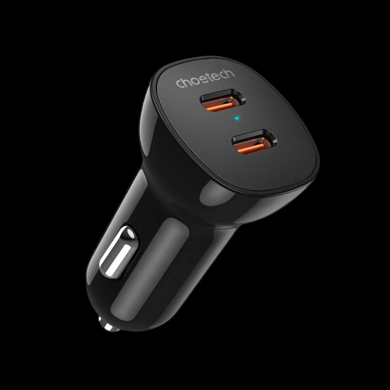 Chargeur de Voiture Choetech 40 W 2×USB‑C