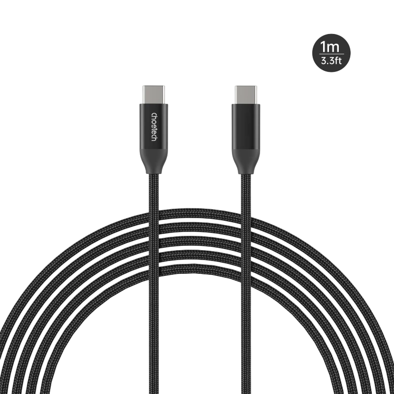 Choetech Cable USB-C a USB-C 240W Carga Super Rápida 1.2m