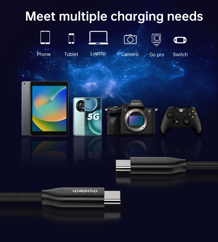 Appareils Choetech USB-C vers USB-C 240W 