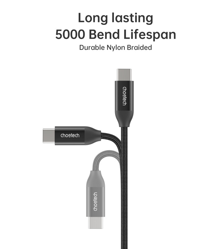 Durabilité Choetech USB-C vers USB-C 240W 