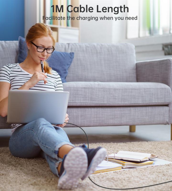 Utilisation du câble Choetech USB-C vers USB-C 240W 