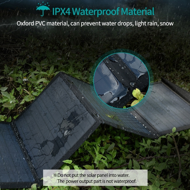 Choetech SC061 100W - Carregador Solar Dobrável Waterproof