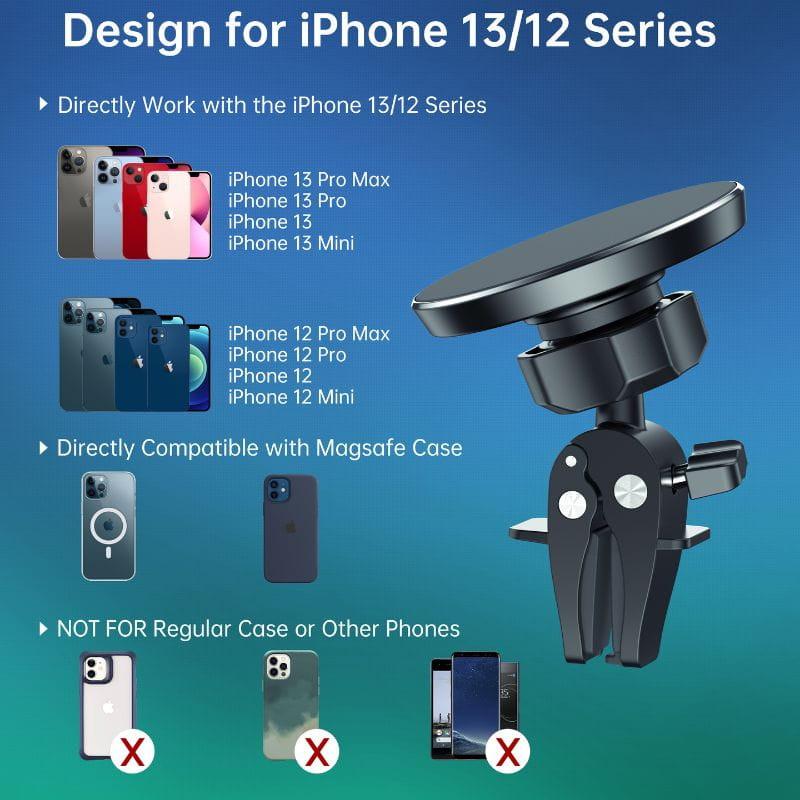 Choetech AT0004 Support magnétique pour voiture, compatible avec certains modèles d'iPhone