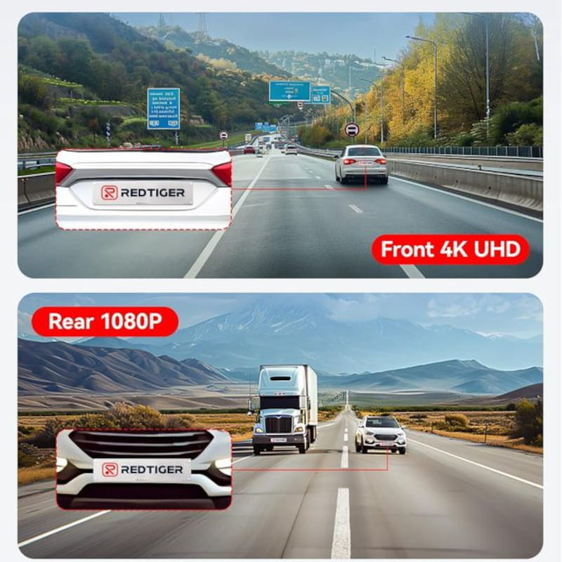 Cámaras de Redtiger F7NP WiFi GPS