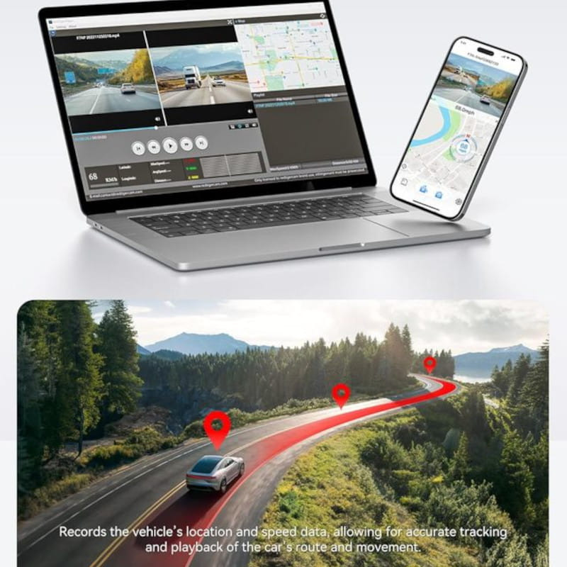 GPS de Redtiger F7NP WiFi GPS