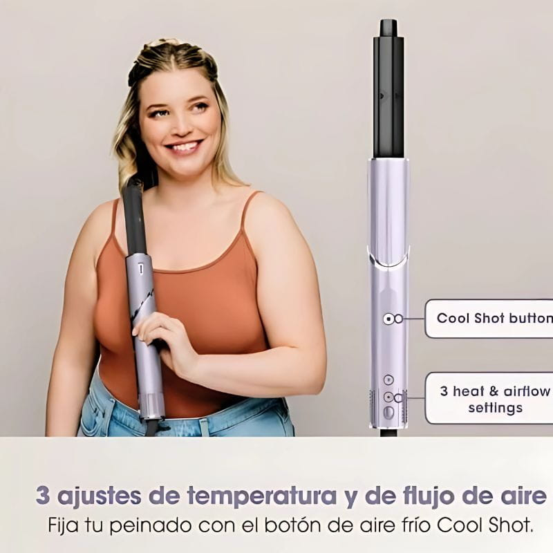 Shark FlexStyle 5-in-1 1400 W Violeta 3 ajustes de temperatura