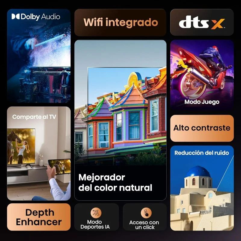 Détails de Hisense 40 40A4Q FullHD LED SmartTV WiFi