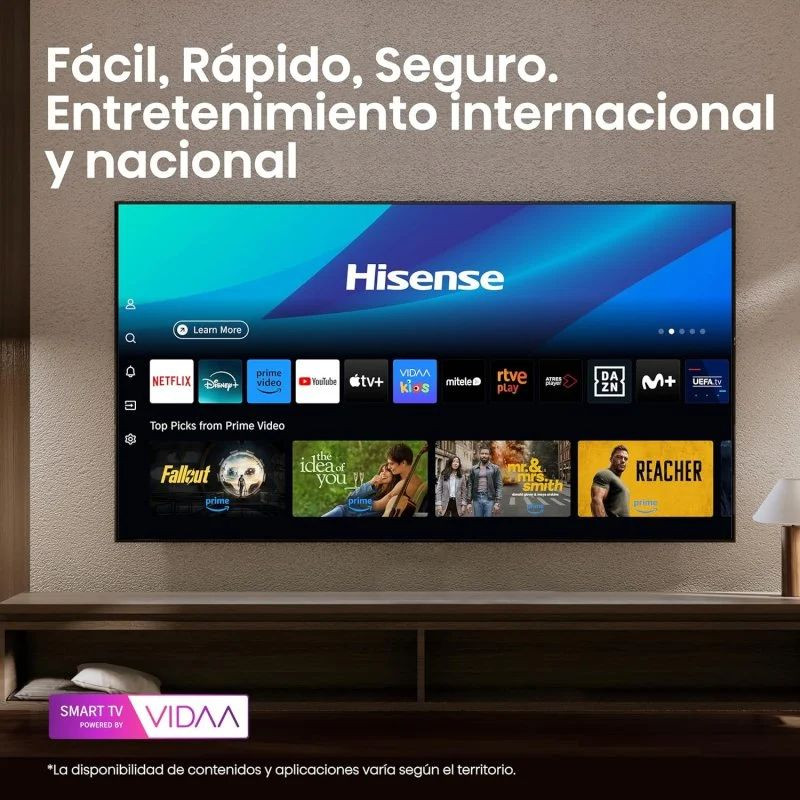 OS de Hisense 40 40A4Q FullHD LED SmartTV WiFi