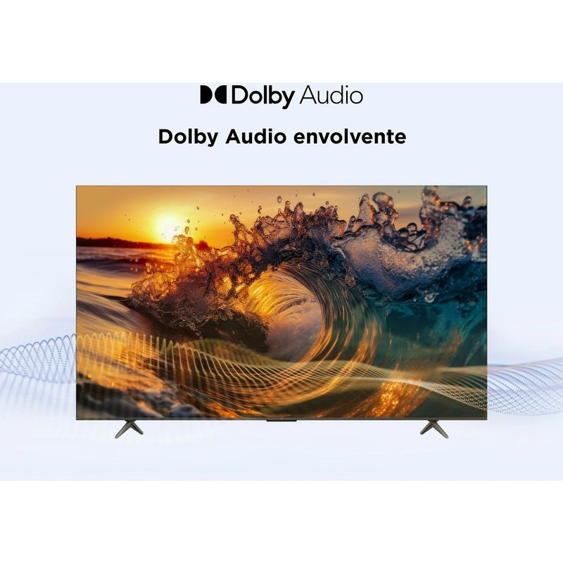 Dolby Audio de TCL 40S5K 40 Full HD QLED Smart TV Wifi Preto