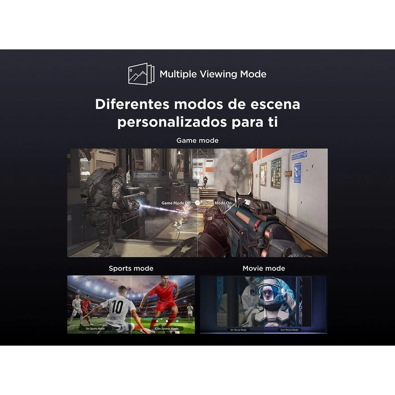 Modes de TCL 32S5K 32 Full HD QLED Smart TV Wifi Noir