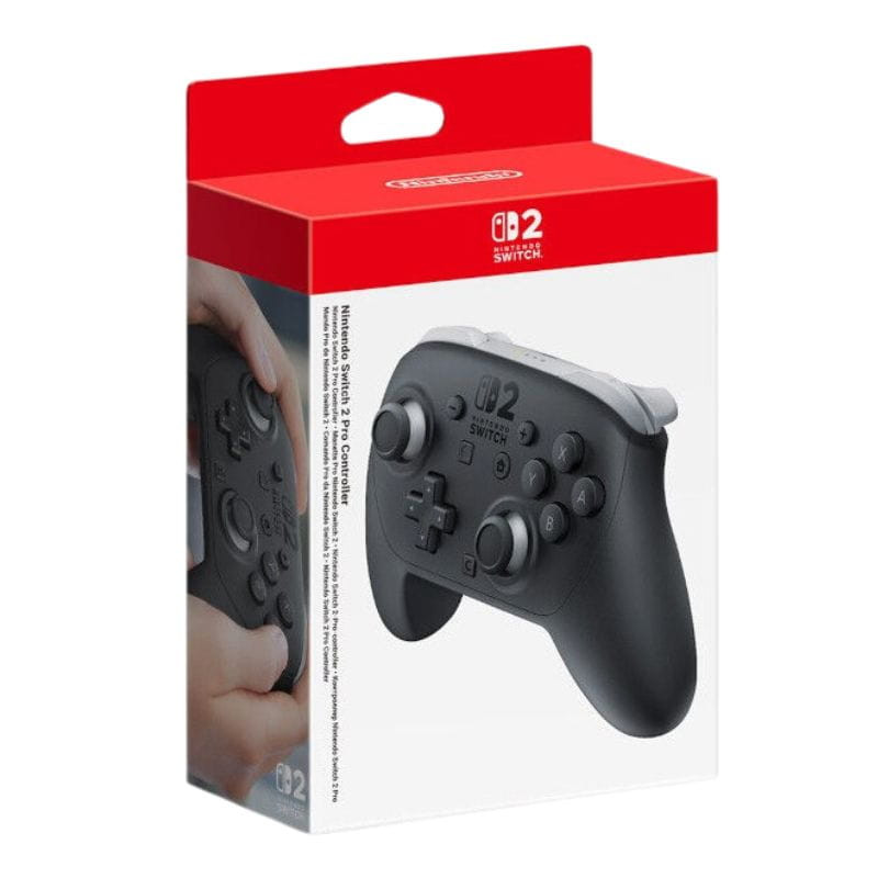 Nintendo Switch 2 Pro Controller Bluetooth Preto – Comando sem fios. Imagem da embalagem