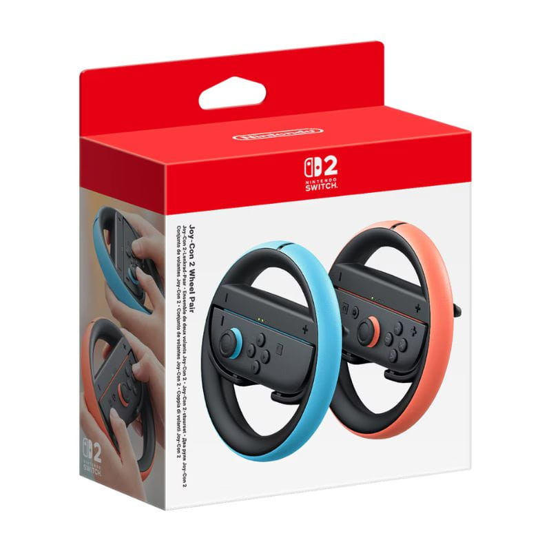 Set de 2 volantes Joy - Con Nintendo Switch 2 - Imagen de la caja.