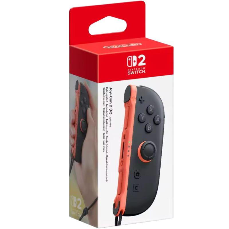Nintendo Switch 2 Joy-Con Vermelho Claro – Comando para Nintendo Switch 2. Imagem da embalagem