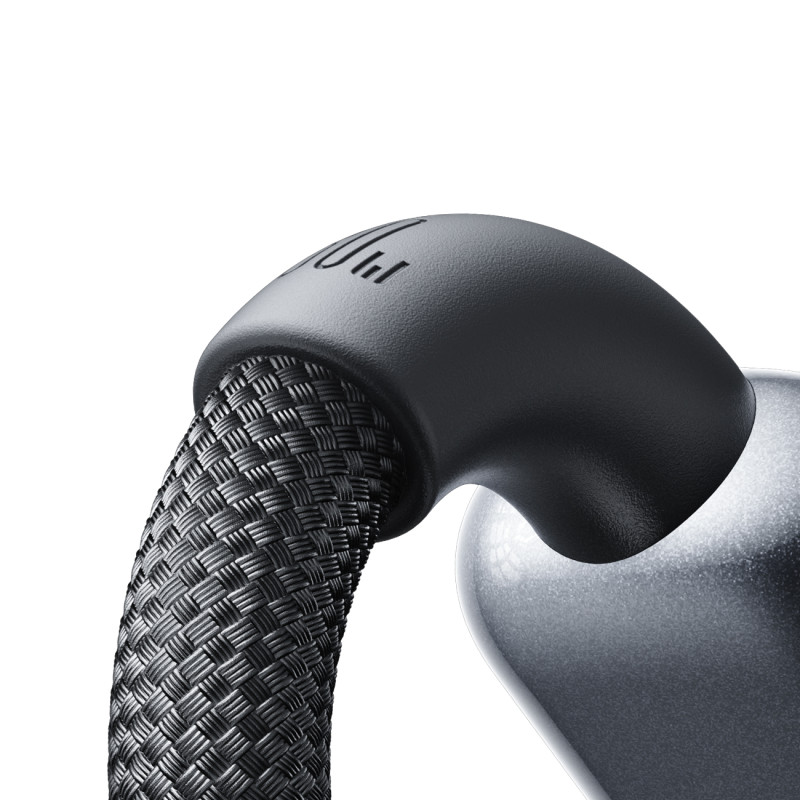 Joyroom Cable Intelligent Power‑Off 100 W USB‑C a USB‑C 1,2 m, Negro