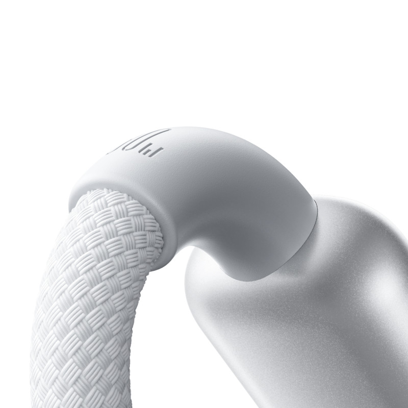 Cabo Joyroom Intelligent Power‑Off 100 W USB‑C para USB‑C 1,2 m, Branco