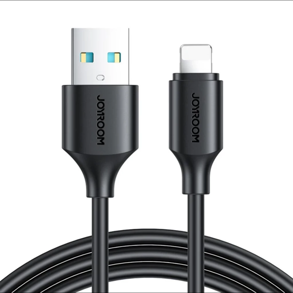 Cable Joyroom USB-A a Lighting Carga Rápida Negro