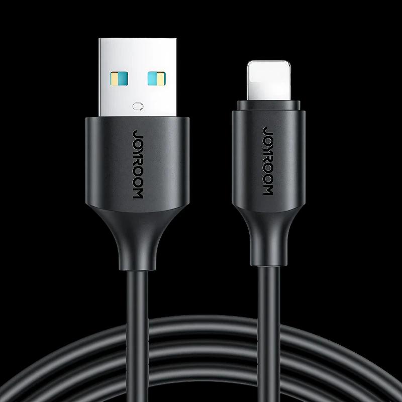 Cabo Joyroom USB-A para Lightning Carregamento Rápido Preto
