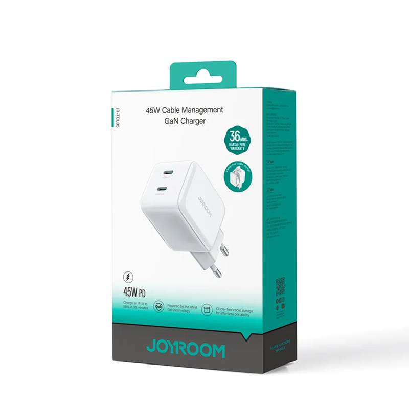 Chargeur Joyroom avec Double Port Type C - Boître