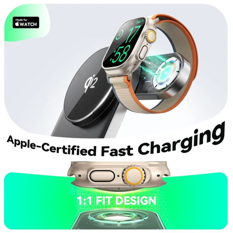 Joyroom JR-W17 Chargeur sans fil 3 en 1, charge rapide