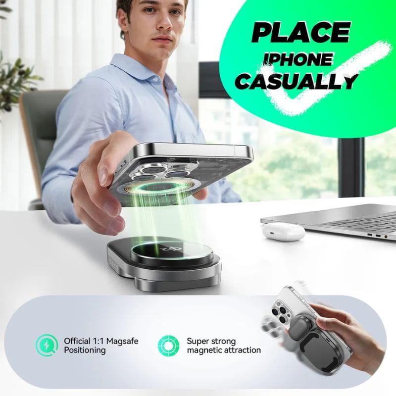 Joyroom JR-W17 Chargeur sans fil 3 en 1, Magsafe