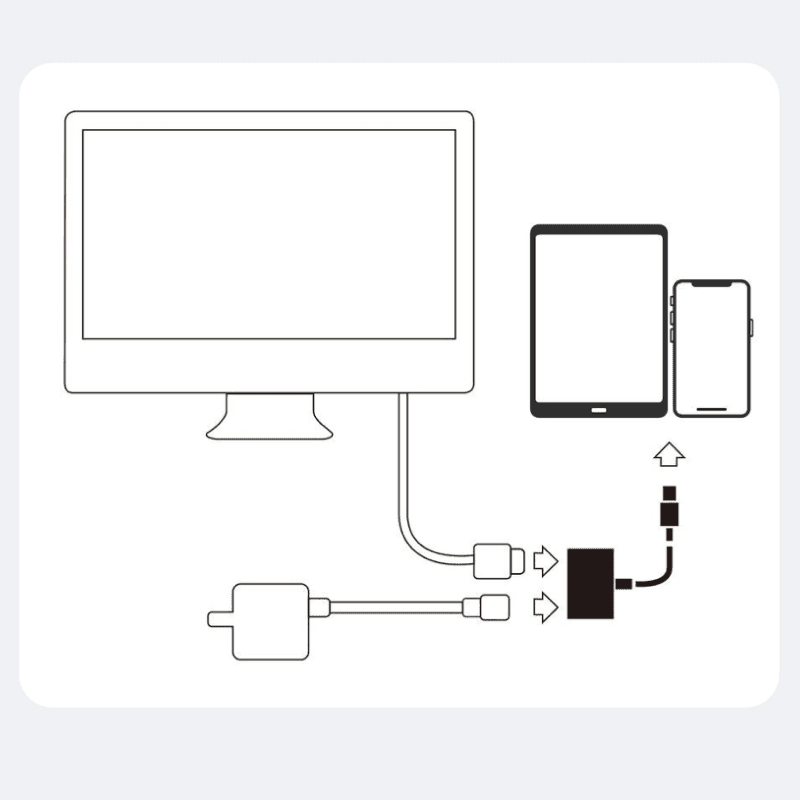 Adaptador doble de Lightning a HDMI/Lightning Joyroom - Dispositivos
