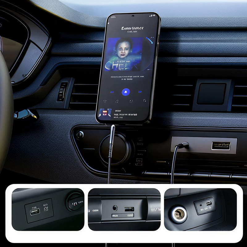 Câble audio Joyroom 3,5mm mâle-mâle - Pour connexion aux radios