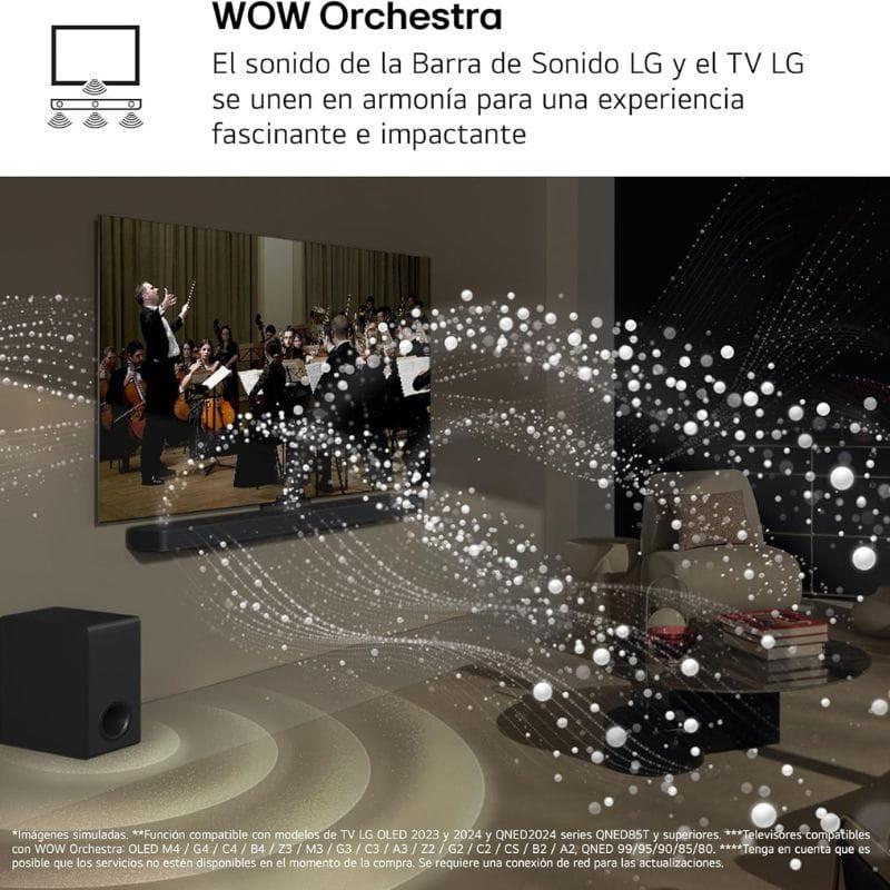 LG S90TY 5.1.3 570 W Preto - Barra de som  wow orchestra