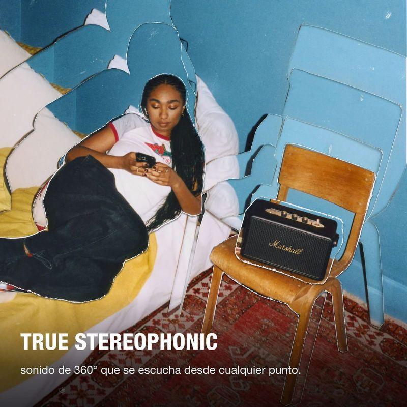 Marshall Kilburn III Preto e Latão som estereofónico
