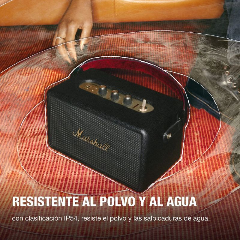 Marshall Kilburn III Preto e Latão esistente ao pó e à água