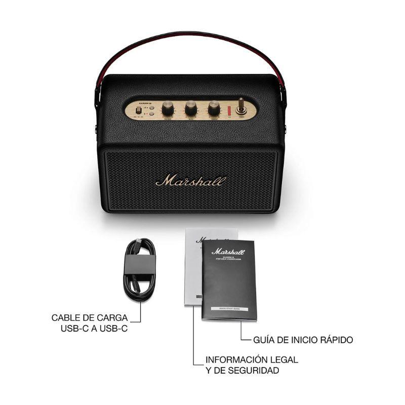 Marshall Kilburn III Preto e Latão, componentes