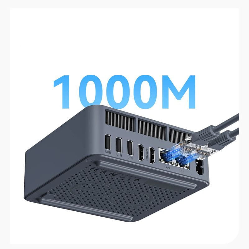 Dual LAN de Beelink EQi12-D4