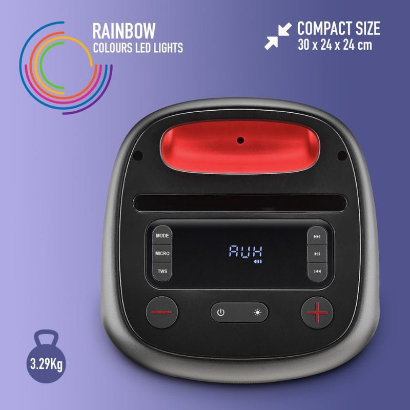 NGS WILD SWAG GO 40 W Preto - Coluna para festas, tamanho compacto