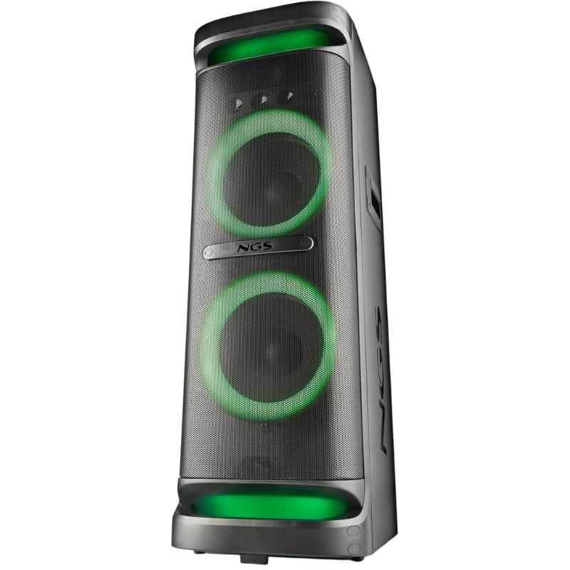 NGS WILD SPACE 3 800 W Negro - Altavoz portátil estéreo, imagen iluminado en verde